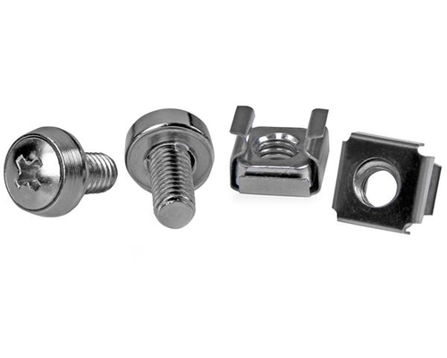 StarTech.com 50 Pkg M6 Mounting Screws and Cage Nuts