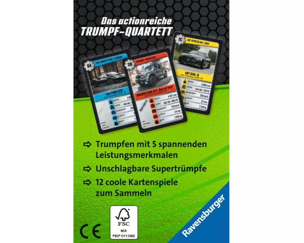Ravensburger Kartenspiel Car Tuning 21 32 Abbildungen