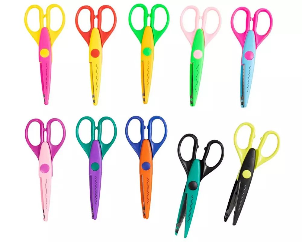 Creativ Company Musterschere, 16 cm, 10 Stück