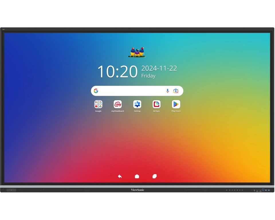 Viewsonic IFP8651-3C Interaktives Whiteboard 2,18 m (86") 3840 x 2160 Pixel Touchscreen Schwarz USB