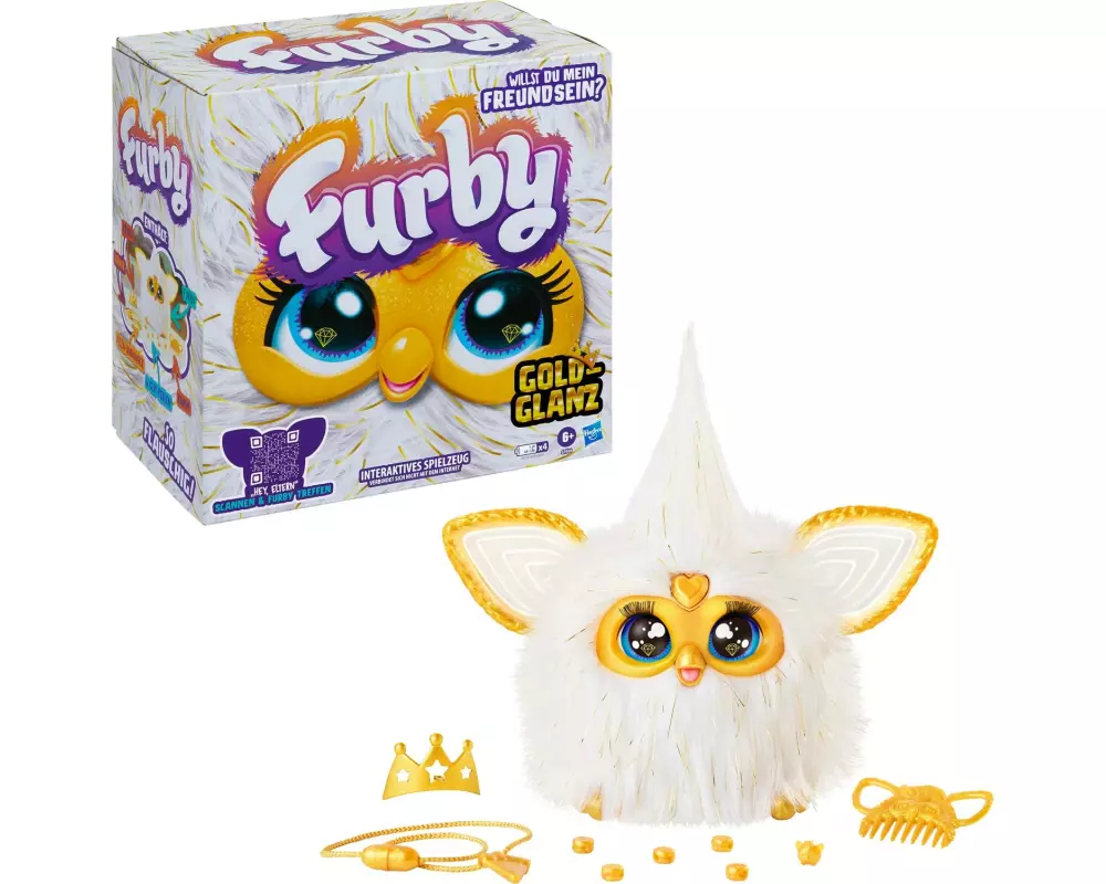 Furby Plüsch Interaktives Spielzeug Furby Gold Glam Gold