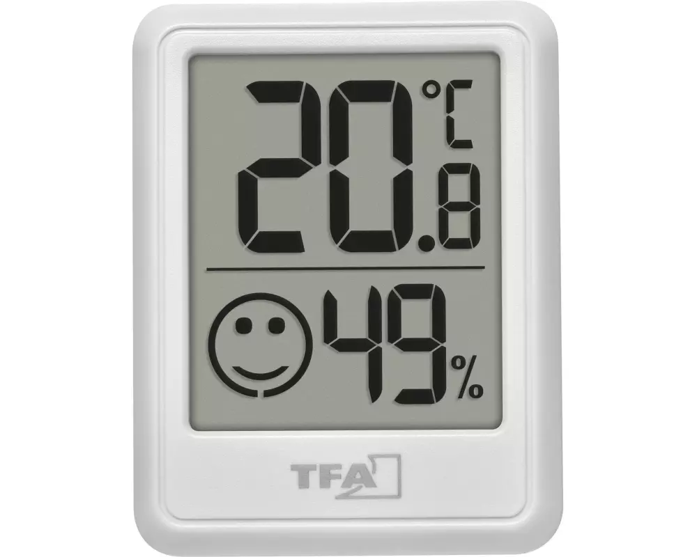 TFA Dostmann Thermo-/Hygrometer 30.5060.02.03 Weiss