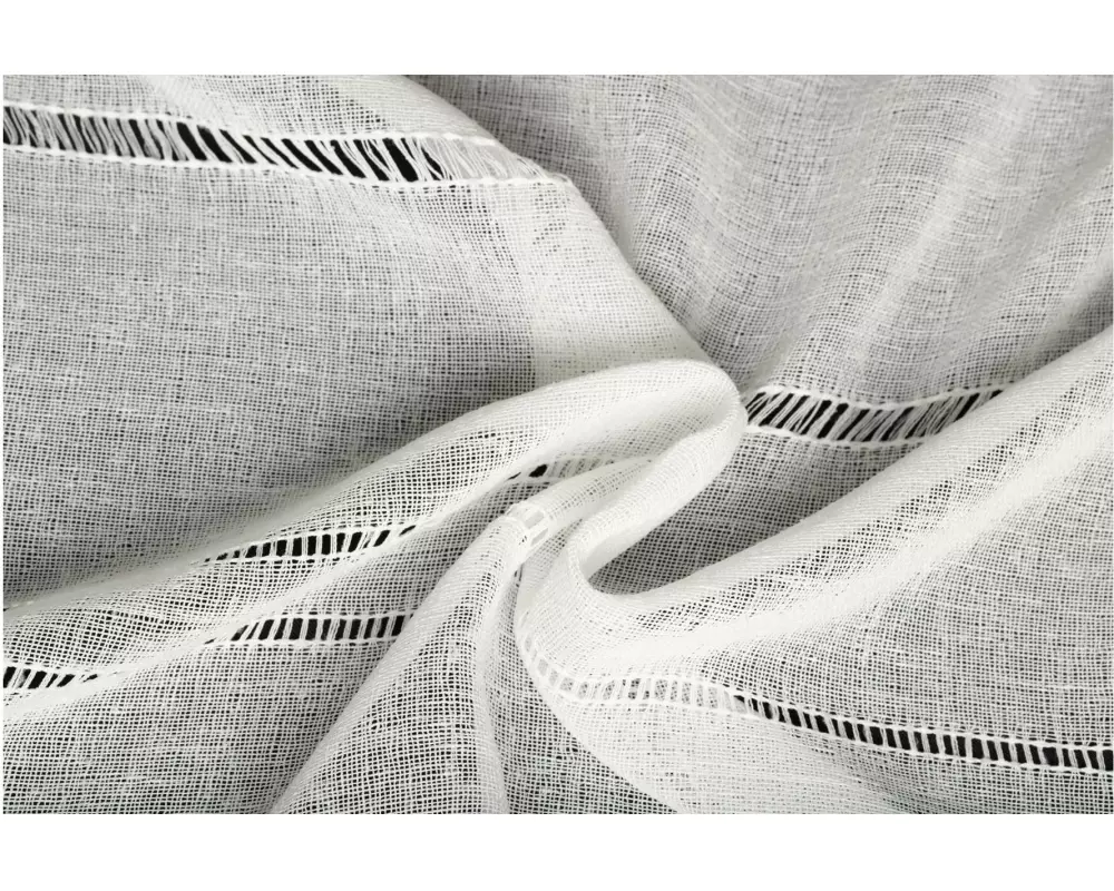 Hubatka Tagvorhang mit Schlaufe 150 cm x 260 cm, Offwhite