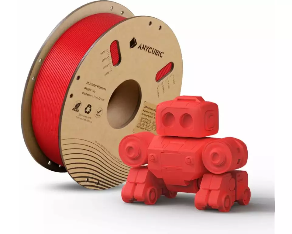 Anycubic Filament Anycubic PLA High Speed Rot 1.75 mm 1.125 kg