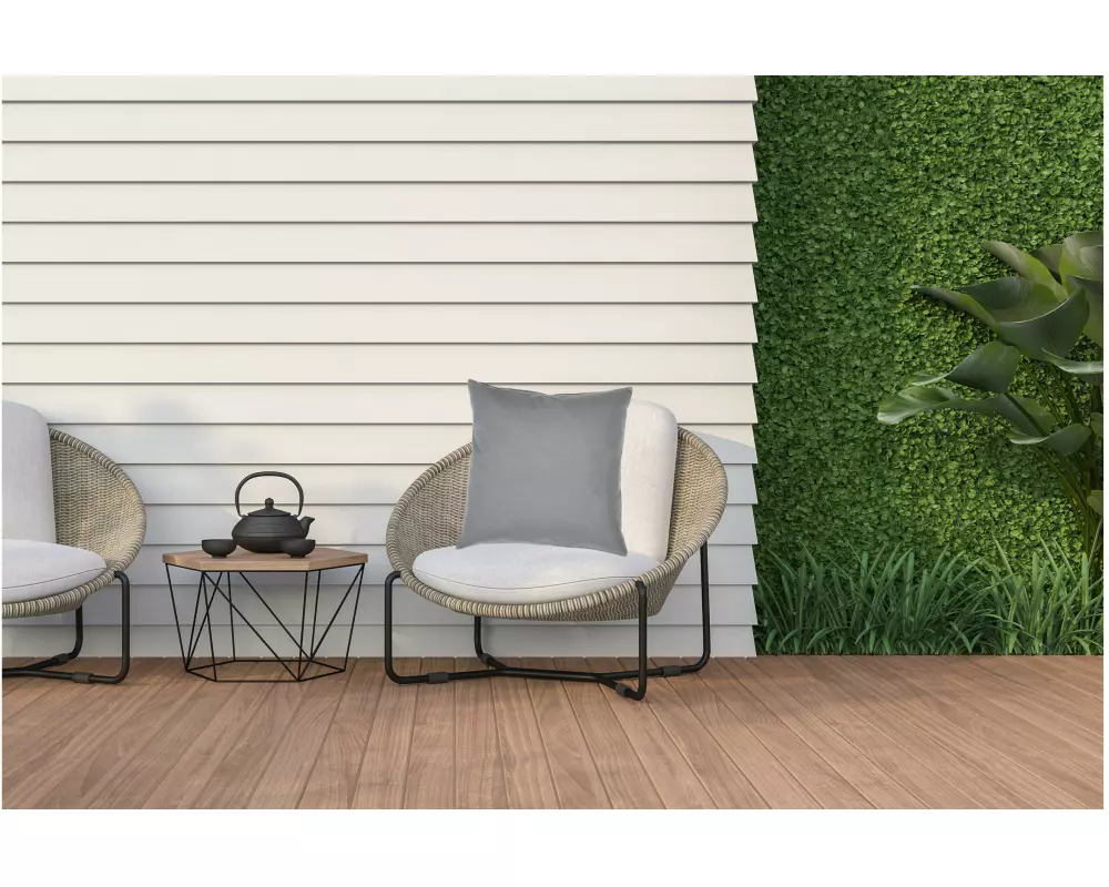 Casa Leon Kissenbezug Acrisol Liso Outdoor, Grau 40 x 40 cm