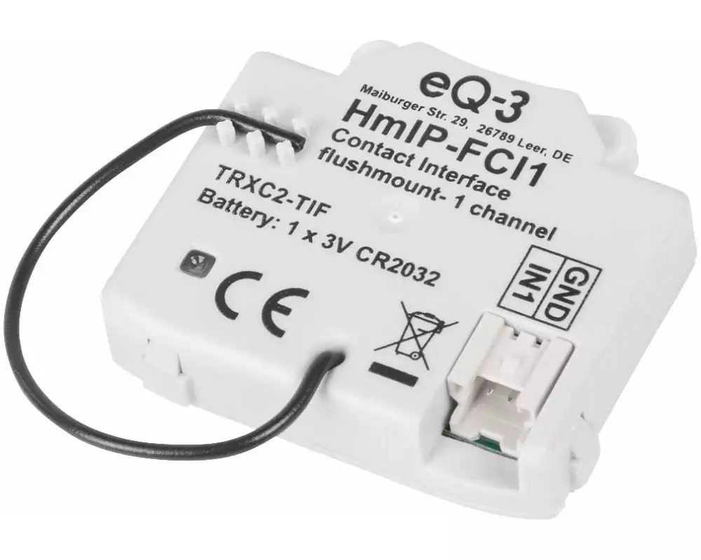 Homematic IP Smart Home Funk-Tasterschnittstelle Unterputz 1-fach