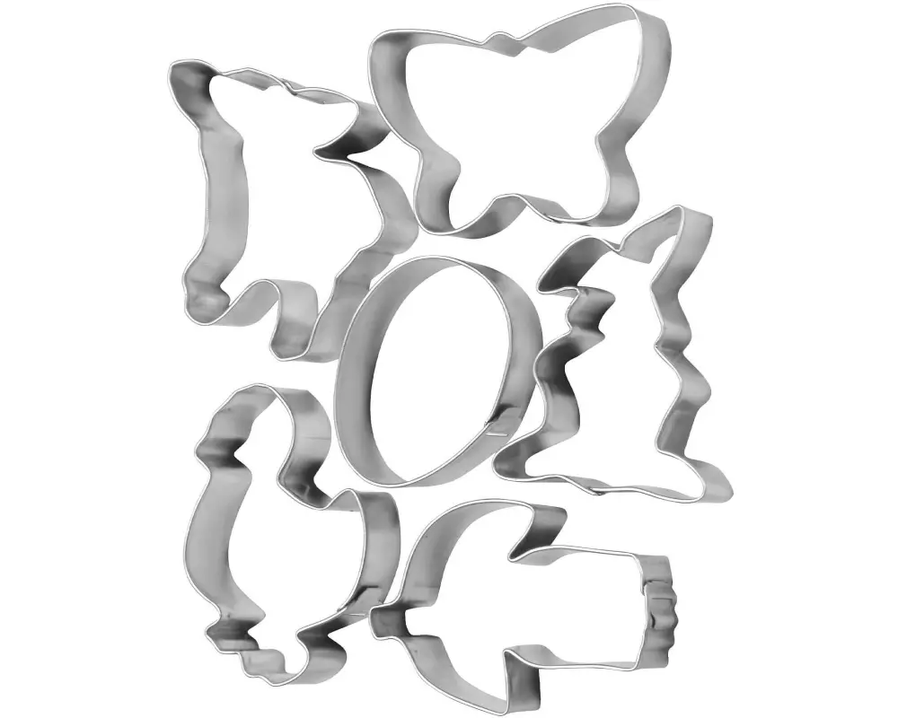 Zenker Guetzli-Ausstecher Cookie Cutters 6-tlg.