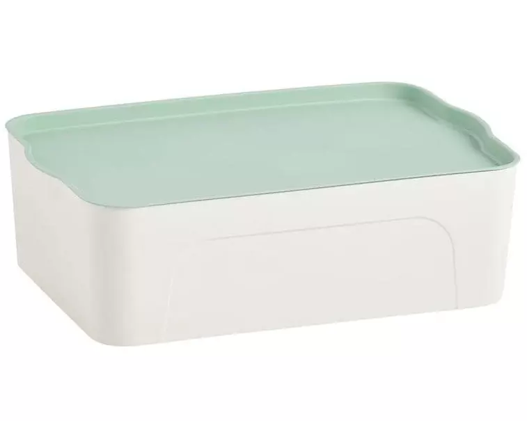 Zeller Present Aufbewahrungsbox 44.5 x 30 x 14 cm, Weiss