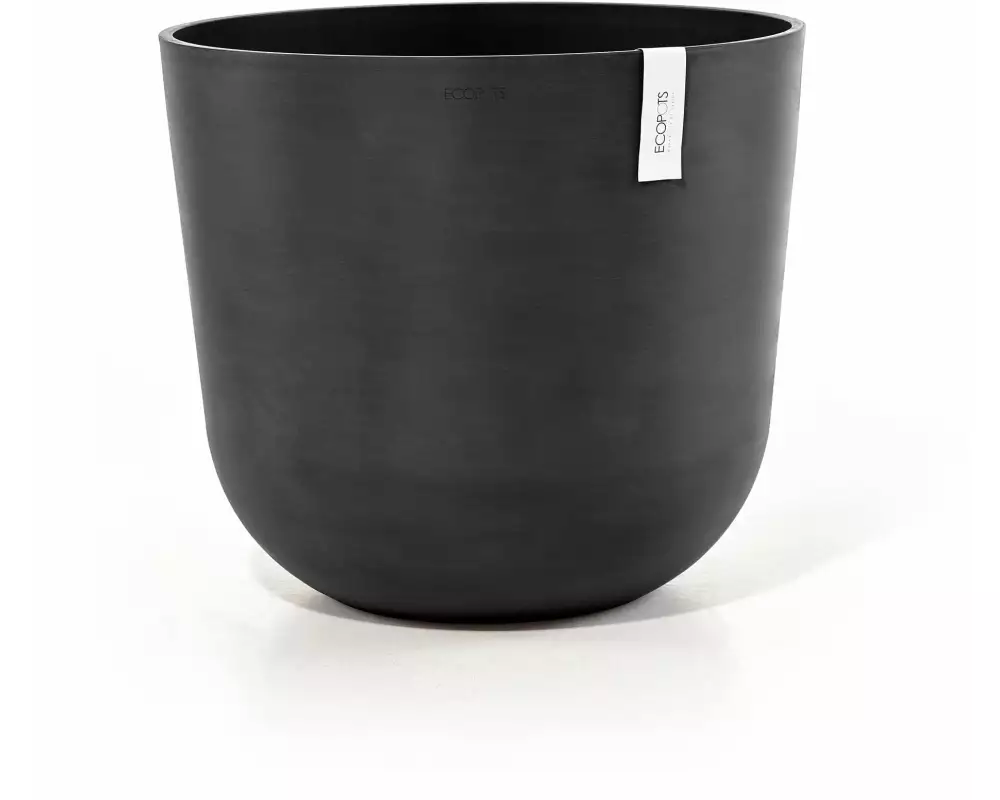 Ecopots Pflanzentopf Oslo 55 Dunkelgrau