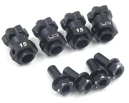 Yeah Racing Radmitnehmer TRX-4/TRX-6, 15 mm Offset für 12 mm Hex