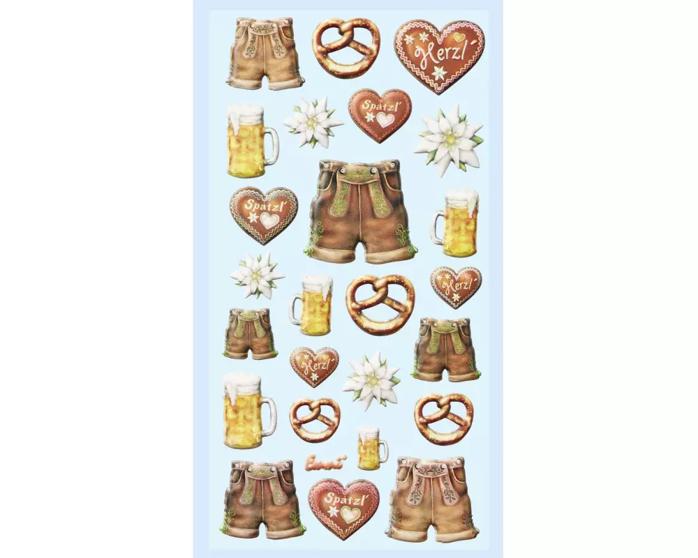 HobbyFun Motivsticker Bier-Feste 1 Blatt