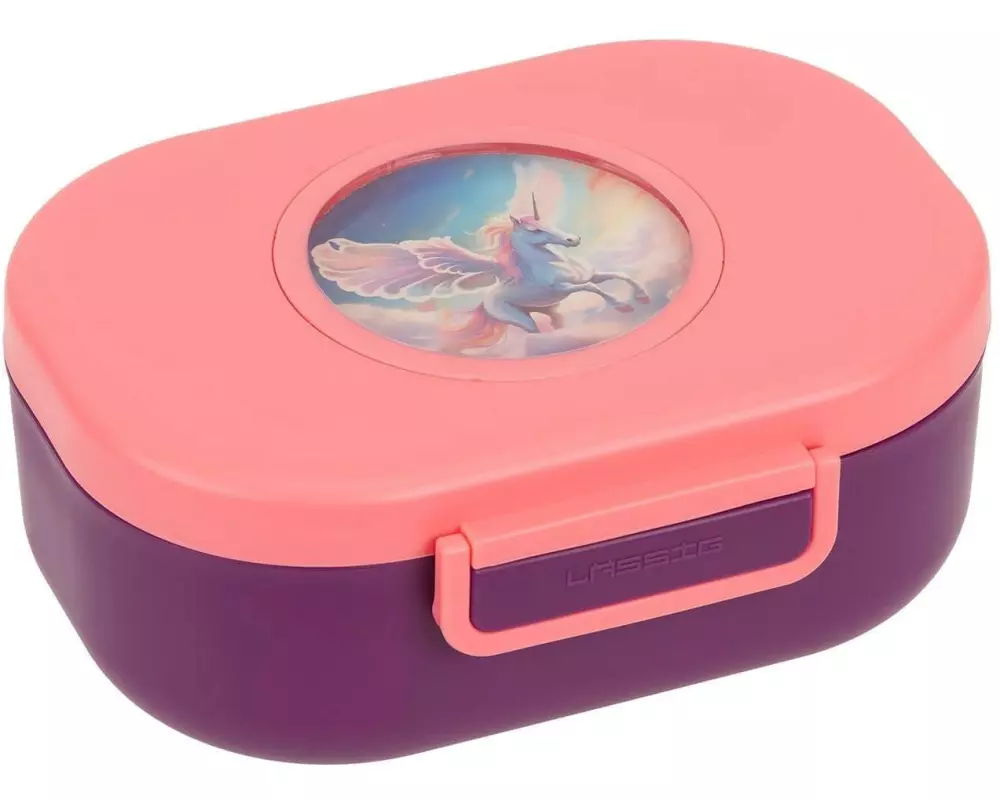 Lässig Lunchbox Style & Snack Pattern Party, Rosa / Lila