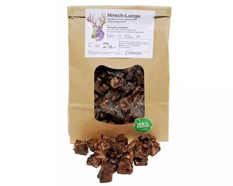 essendia Kausnack Hirschlungenwürfel, 200 g