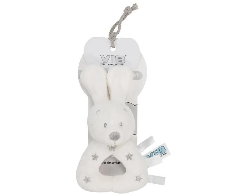 Very Important Baby Plüsch Rassel Hase Weiss