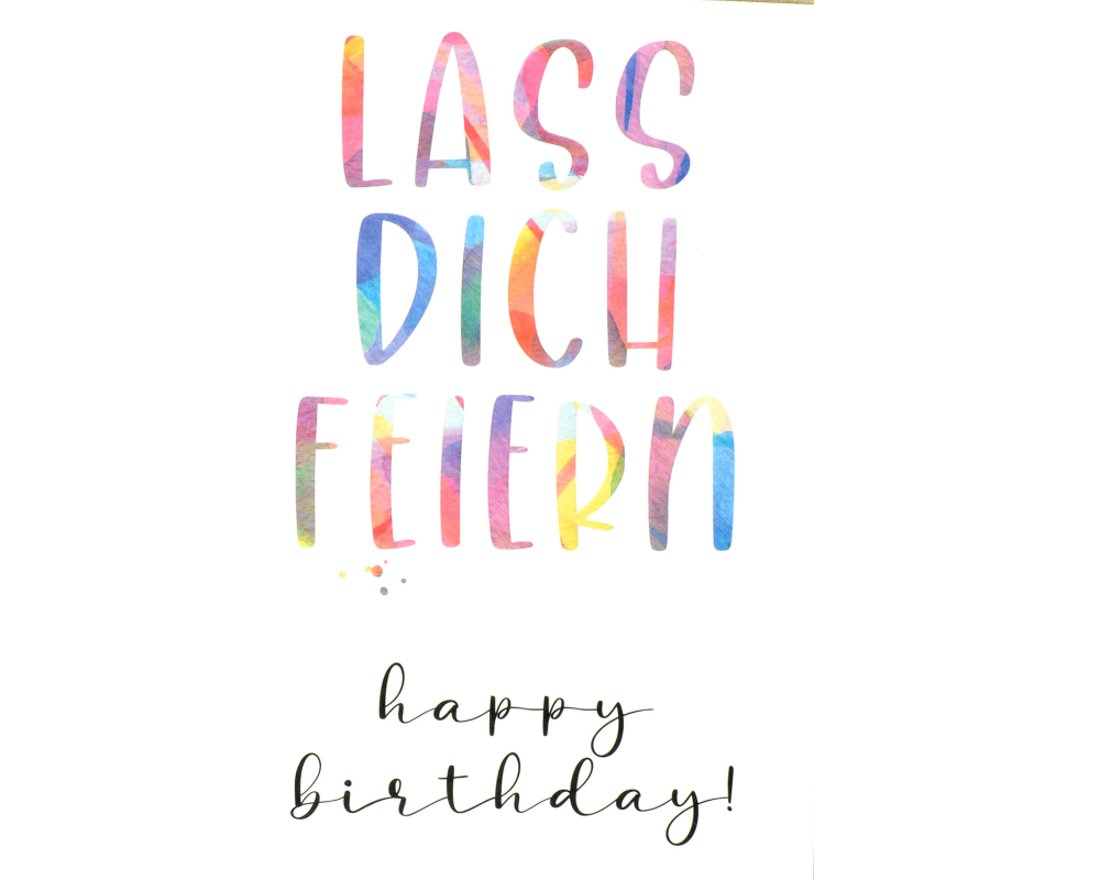 ABC Geburtstagskarte Schrift 1120005200 B6