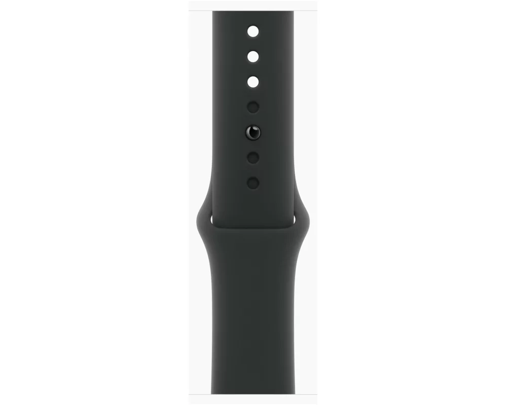 Apple Watch Series 10 GPS 46mm Jet Black Aluminium Case with Black Sport Band - M/L