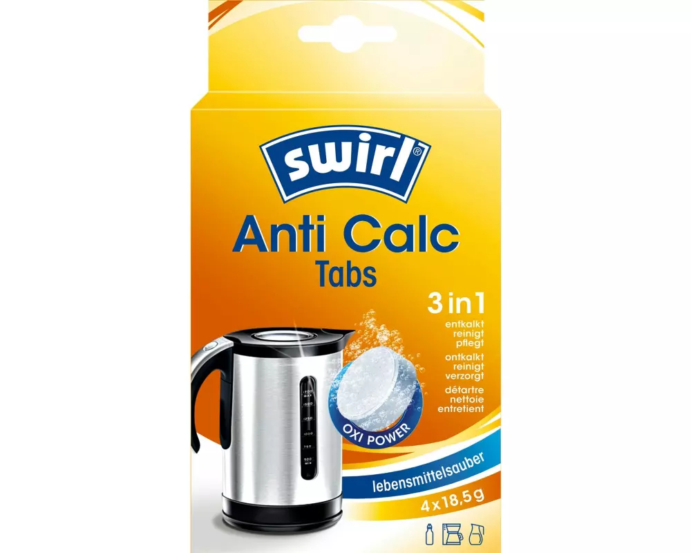 Swirl Entkalkungsmittel Anti Calc Tabs 4 Stück