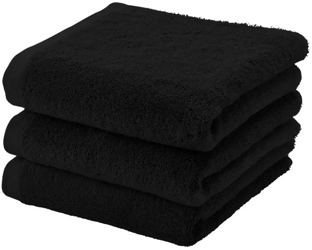 Aquanova Handtuch London 1 Stück 55 x 100 cm, Schwarz