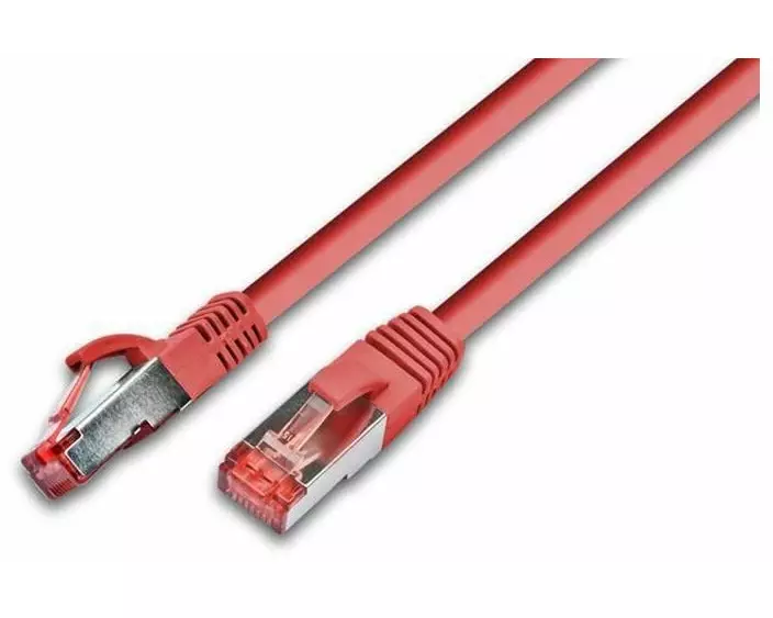Wirewin Patchkabel RJ-45 - RJ-45, Cat 6A, S/FTP, 25 m, Rot