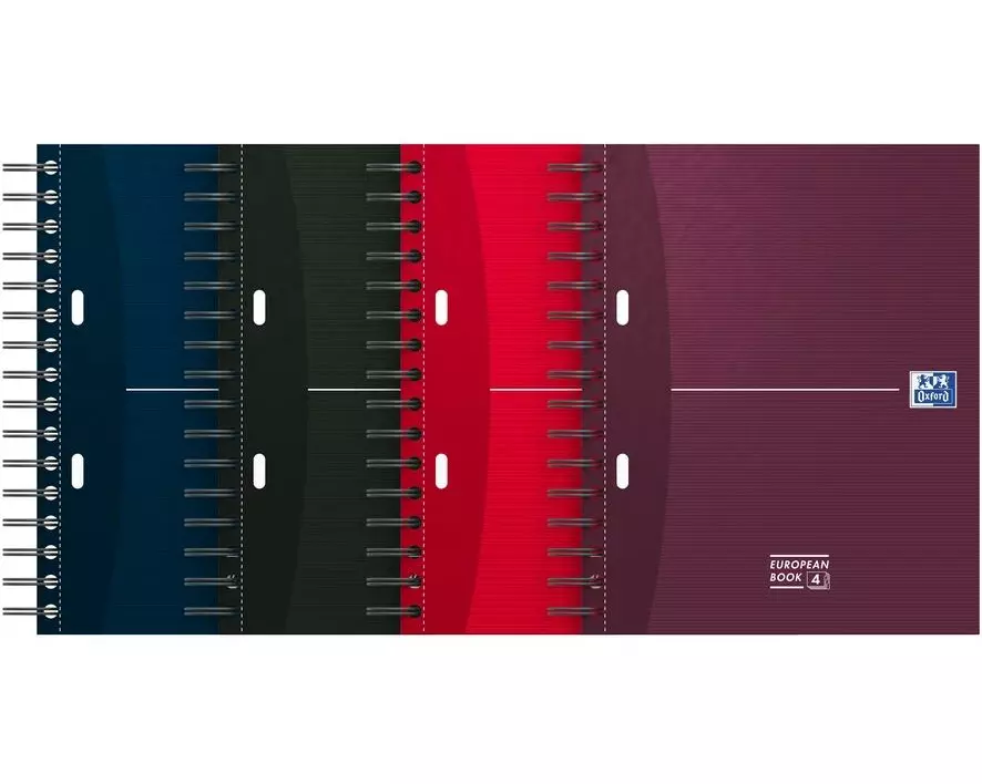 Oxford Notizbuch European Book A5+, kariert, assortiert