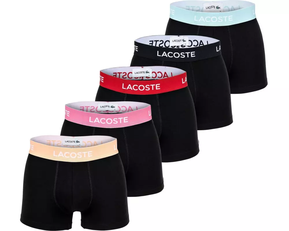 Lacoste Unterhosen Boxershort, 5er-Pack Mehrfarbig, XXL