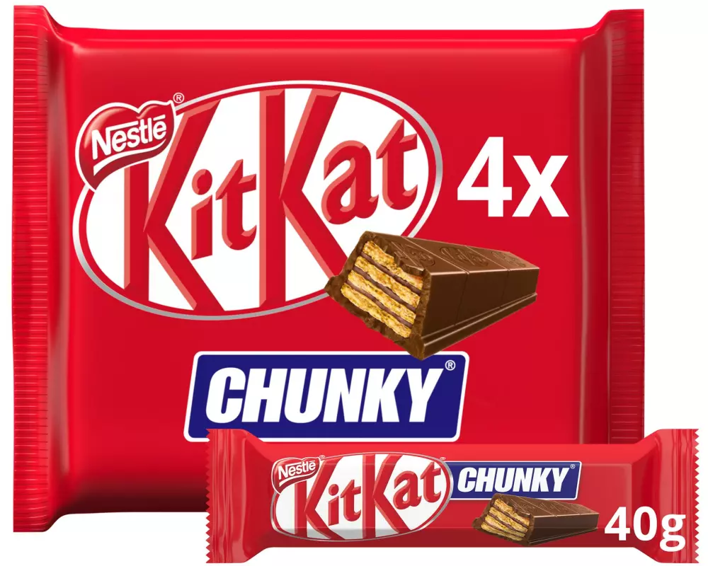 Nestlé Snacks Riegel KitKat Chunky Milch 4 x 40 g