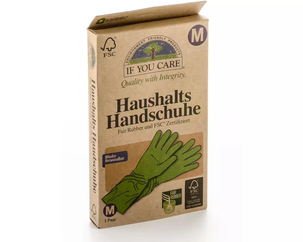 if you care Reinigungshandschuh M 2 Stück