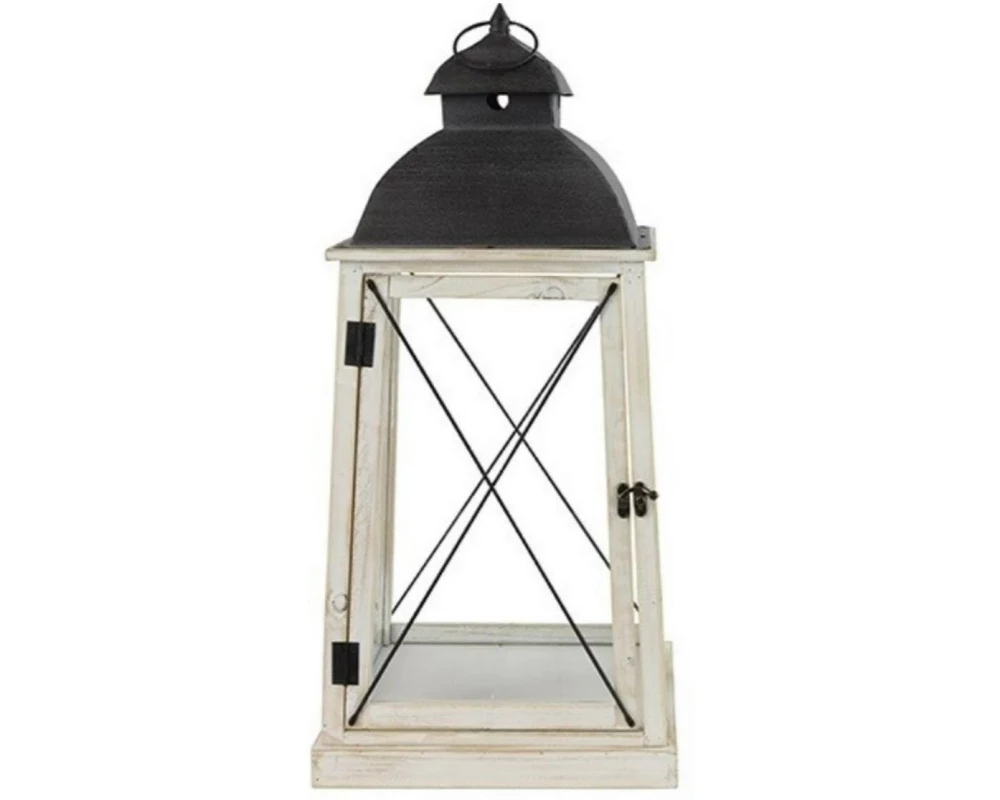 CHALET Chalet Laterne Samara L 29 cm, Weiss
