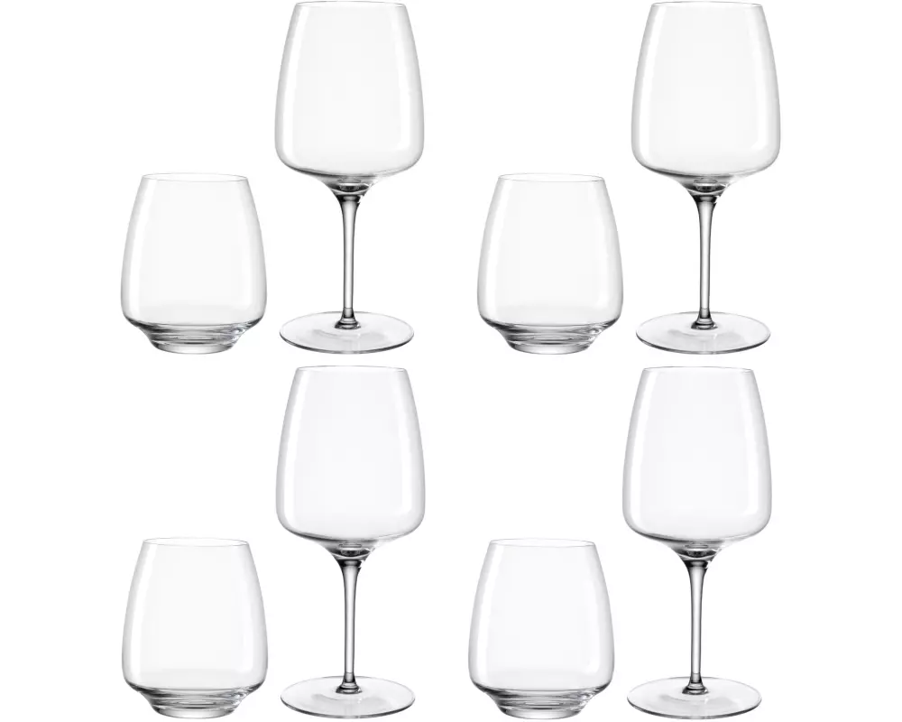 Leonardo Weingläser-Set Cesti 460 ml/500ml, 8-teilig, Transparent