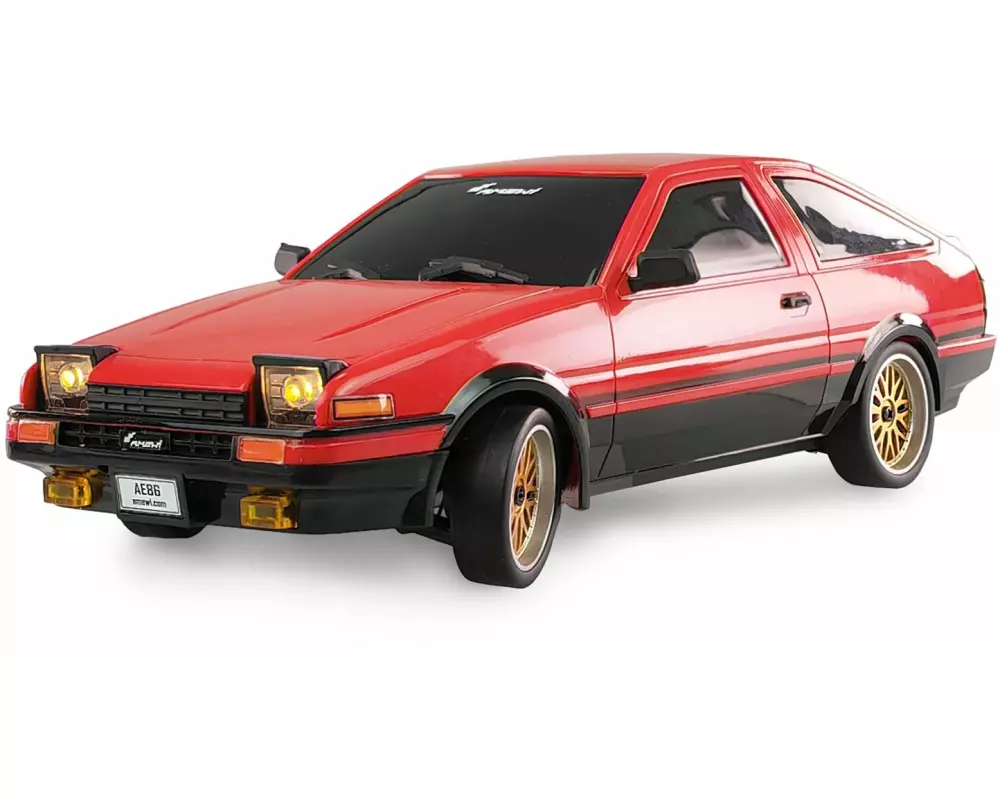 Amewi Drift AE86 Sprinter Trueno RWD, Rot, RTR, 1:18