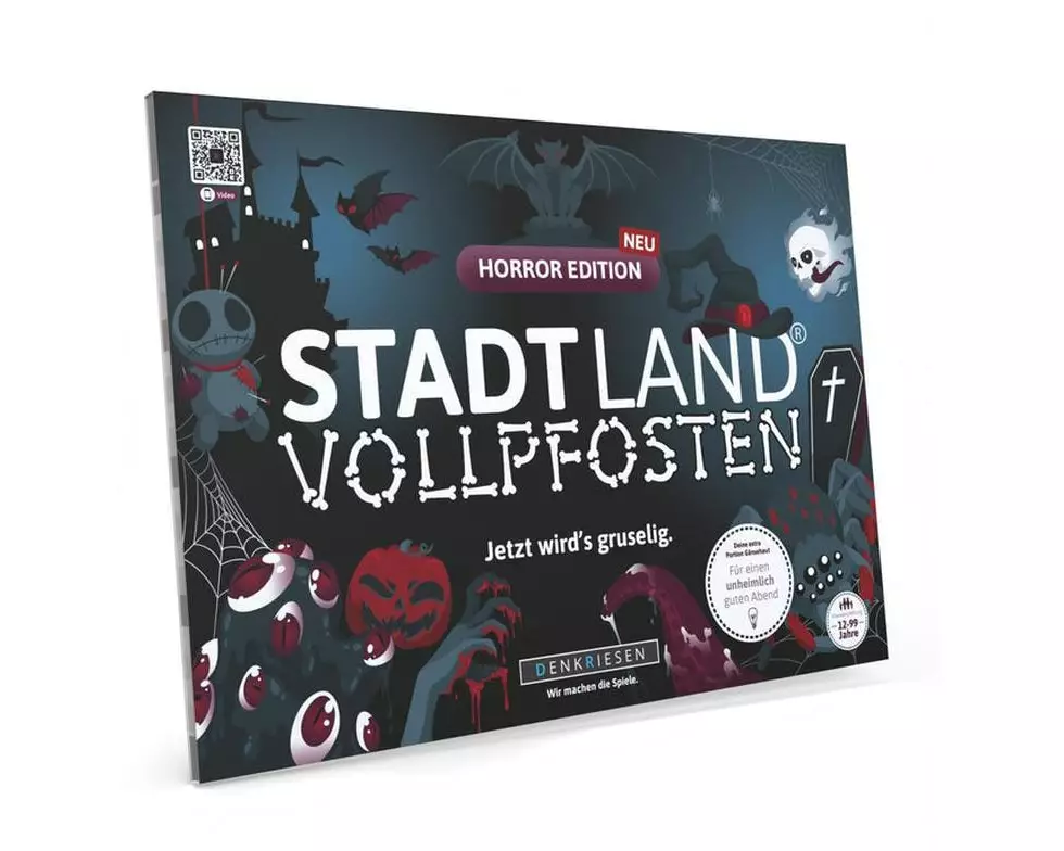 Denkriesen Stadt Land Vollpfosten A4 Block Horror Edition -DE-
