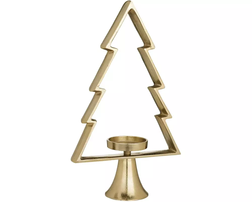 EGLO Weihnachtswindlicht Tanne Mukayle 44 cm, Gold
