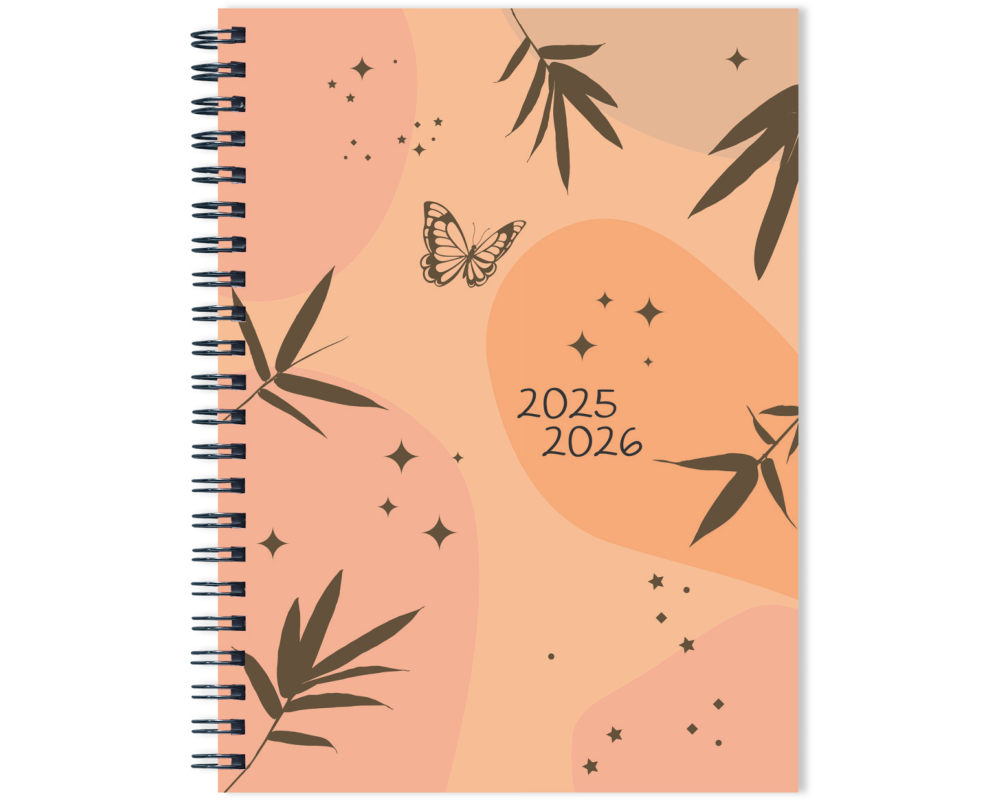 PELIKAN Schüleragenda Butterfly 25/26 300027023 1W/2S 15.5x19.9cm