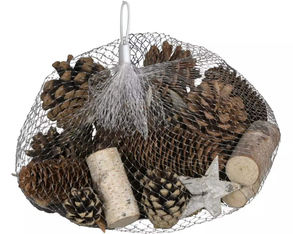 COCON Streudeko Zapfensortiment, Braun, 300g