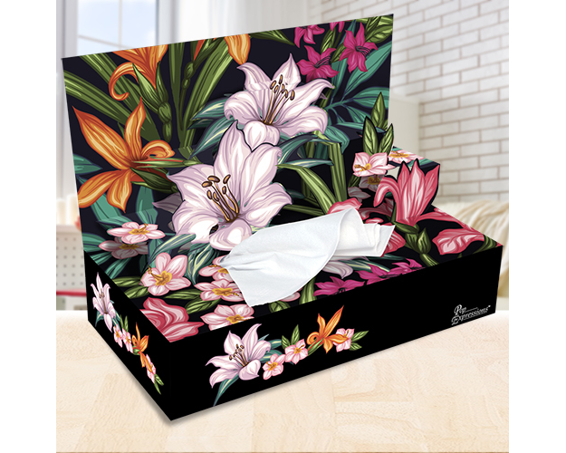 ROOST Taschentuch Box 1376142 Blumen