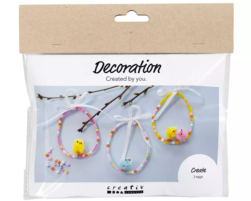 Creativ Company Bastelset Dekoration 1 Stück, Mehrfarbig