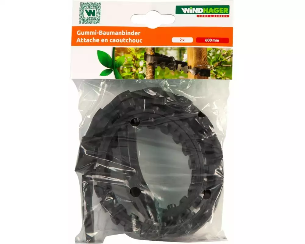 Windhager Gummi-Baumanbinder, 2 Stück