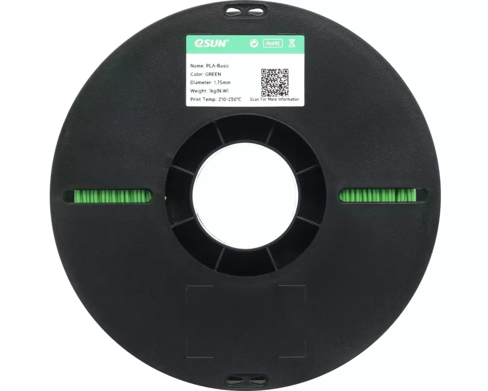 eSun Filament PLA Basic, Grün 1.75 mm 1 kg