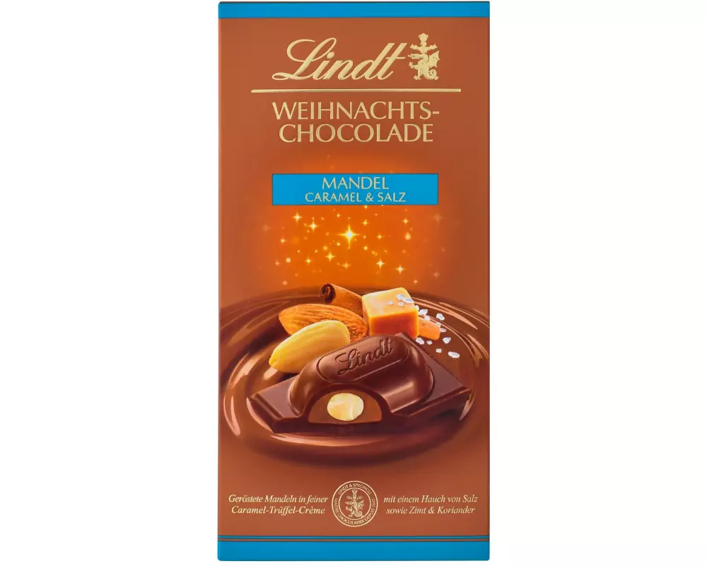 Lindt Weihnachtstafel Caramel und Fleur de Sel 100 g