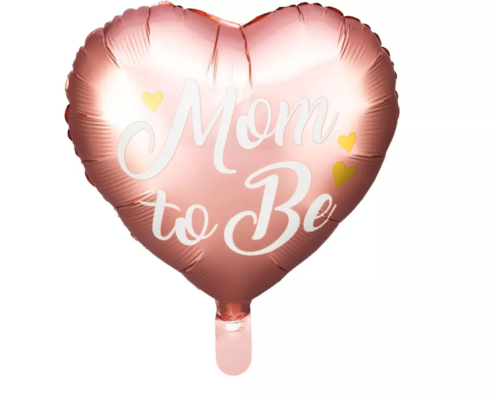 Partydeco Folienballon Mom to be Rosa