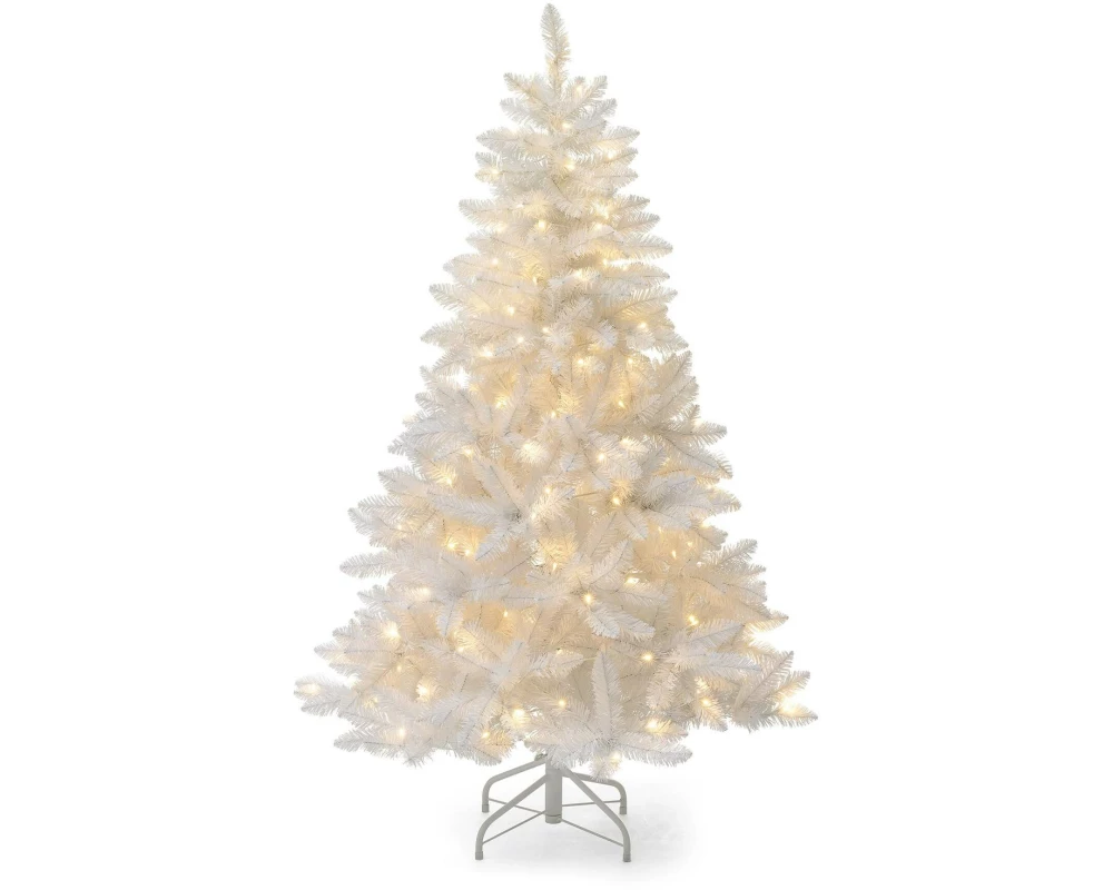 STT Weihnachtsbaum LED White Tree 150 130 LEDs, 150 cm, Weiss