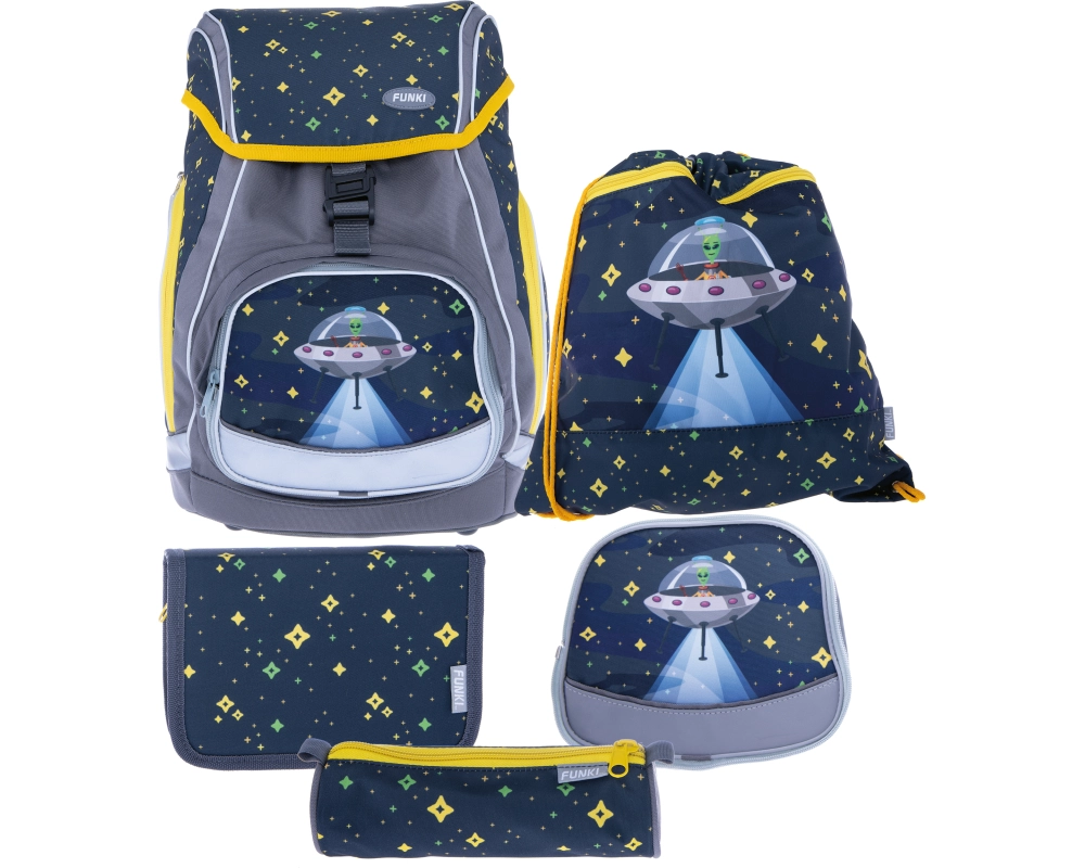 FUNKI Flexi-Bag Set Alien 6040.615 multicolor 5-teilig