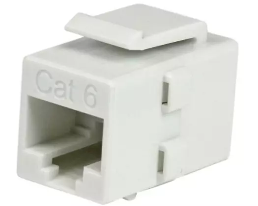 StarTech.com C6KEYCOUPLWH Keystone-Modul