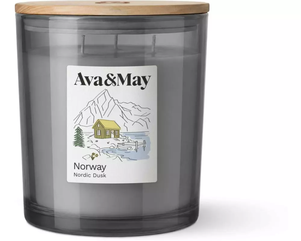 AVA & MAY Duftkerze Norwegen 550 g