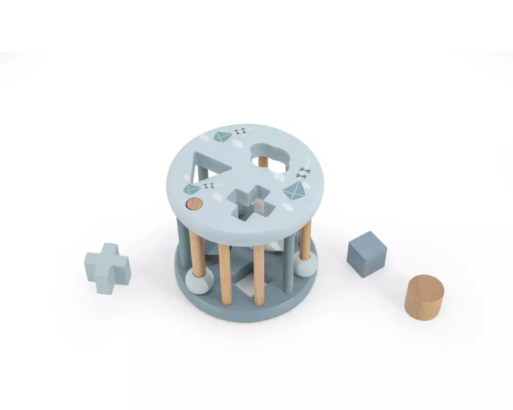 Label Label Sortierspiel Formen Blau