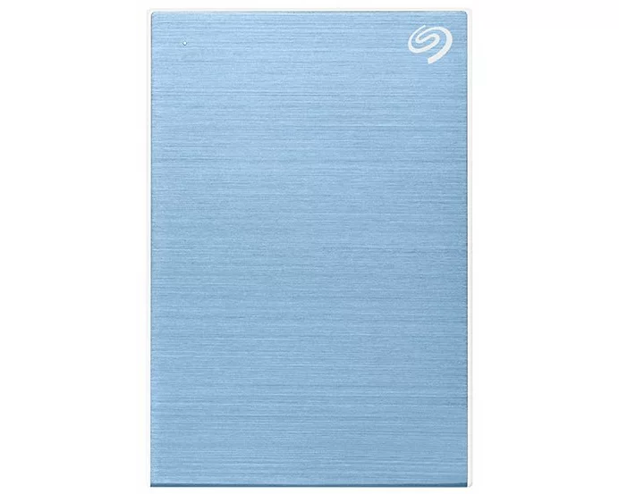 Seagate One Touch, 1TB, External, HDD, with Password Protection, Light Blue