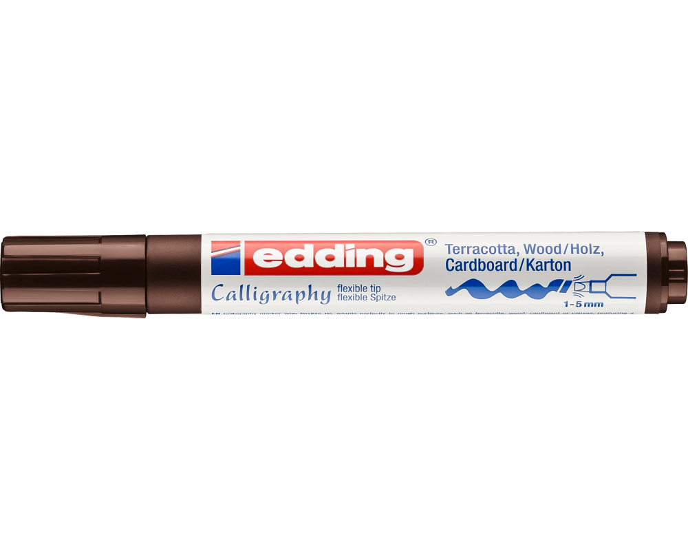 EDDING Permanent Marker 1455 1-5mm 1455-18 dunkelbraun
