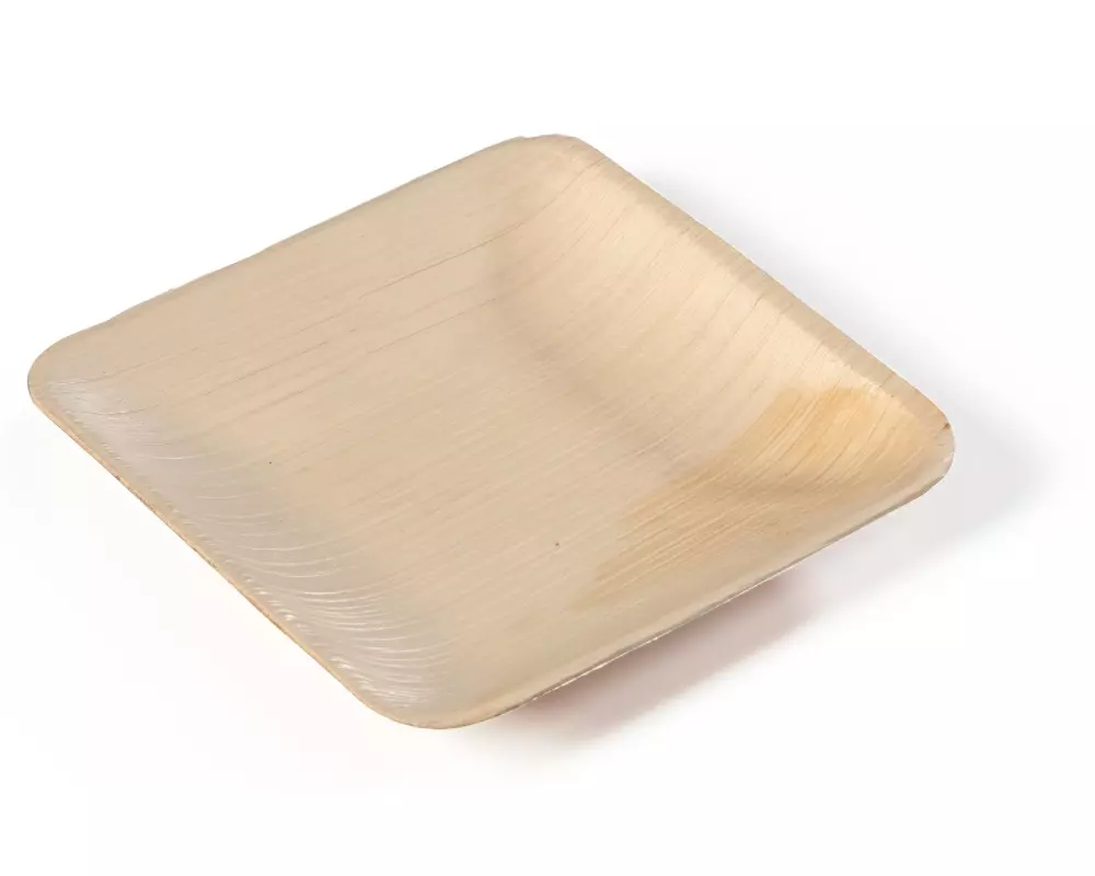 Sier Einwegteller Palm 25 cm x 25 cm, 20 Stück