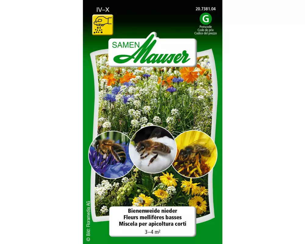 Samen Mauser Saatgut Niedere Bienenweide / 3-4 m²