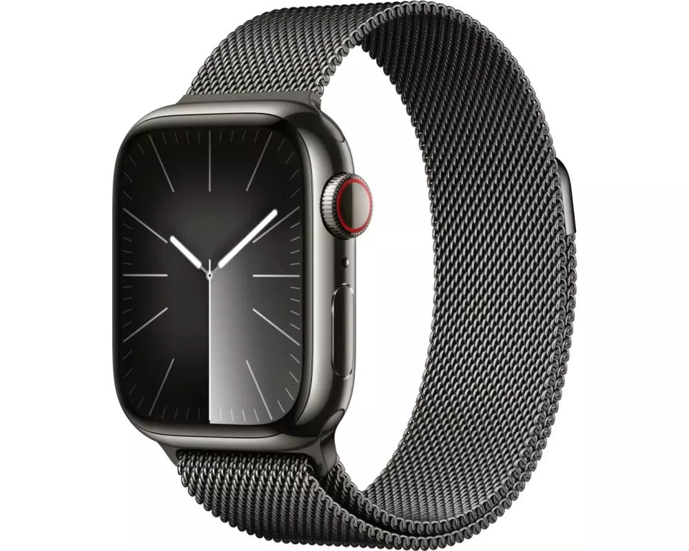 Apple Watch Series 9 41 mm LTE Graphit Milanaise Loop